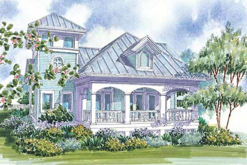 Dream House Plan - Exterior - Rear Elevation for Country House Plan #930-62 - 3 bed, 3 bath