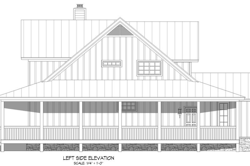 House Design - Exterior - Other Elevation for Traditional House Plan #932-528 - 3 bed, 2.5 bath