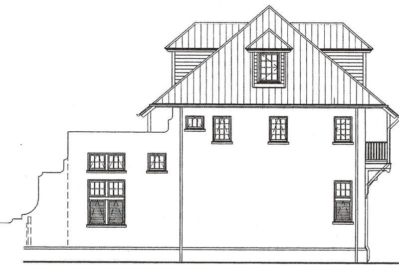 House Plan Design - Photo 6 for Beach House Plan #536-5 - 3 bed, 4 bath