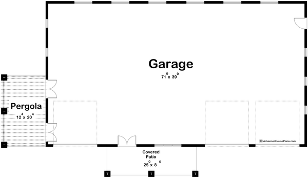 Modern Floor Plan - Main Floor Plan #455-591