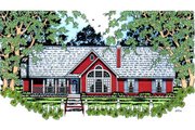 Country Style House Plan - 4 Beds 2 Baths 2002 Sq/Ft Plan #42-371 