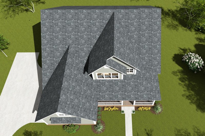Home Plan - Exterior - Other Elevation 2 for Farmhouse House Plan #513-2233 - 4 bed, 3.5 bath