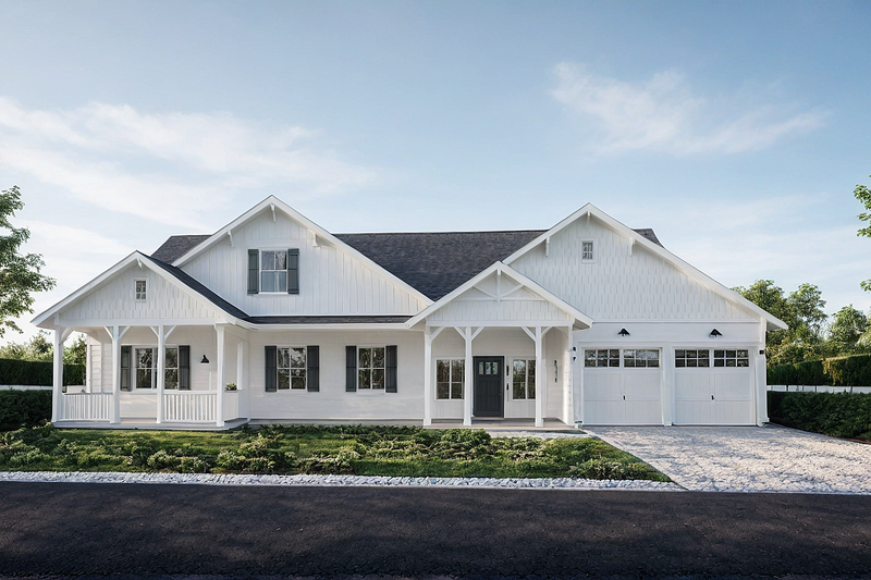 House Blueprint - Photo 11 for Farmhouse House Plan #1109-26 - 3 bed, 3.5 bath