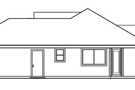 Exterior - Other Elevation 1 for Modern House Plan #124-478 - 3 bed, 2 bath