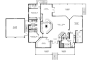 Log Style House Plan - 3 Beds 4 Baths 2688 Sq/Ft Plan #115-160 