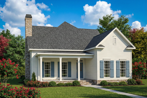 Traditional Exterior - Front Elevation Plan #17-2424