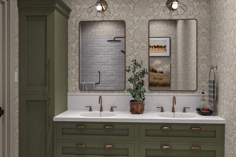 House Design - Interior - Master Bathroom for Craftsman House Plan #455-339 - 3 bed, 2.5 bath