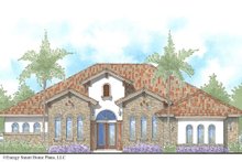 Architectural House Design - Mediterranean Exterior - Front Elevation Plan #938-90