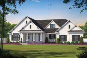 Craftsman Style House Plan - 3 Beds 3 Baths 2393 Sq/Ft Plan #20-164 