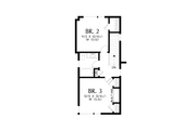 Contemporary Style House Plan - 4 Beds 3 Baths 2200 Sq/Ft Plan #48-1155 