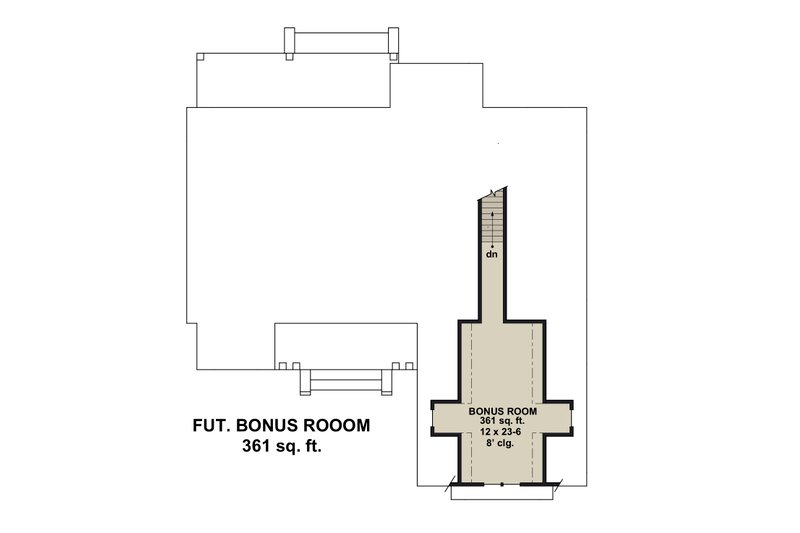House Blueprint - Floor Plan - Other Floor for Farmhouse House Plan #51-1151 - 3 bed, 2.5 bath