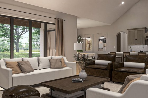 Interior - Family Room for Modern House Plan #455-372 - 3 bed, 2.5 bath