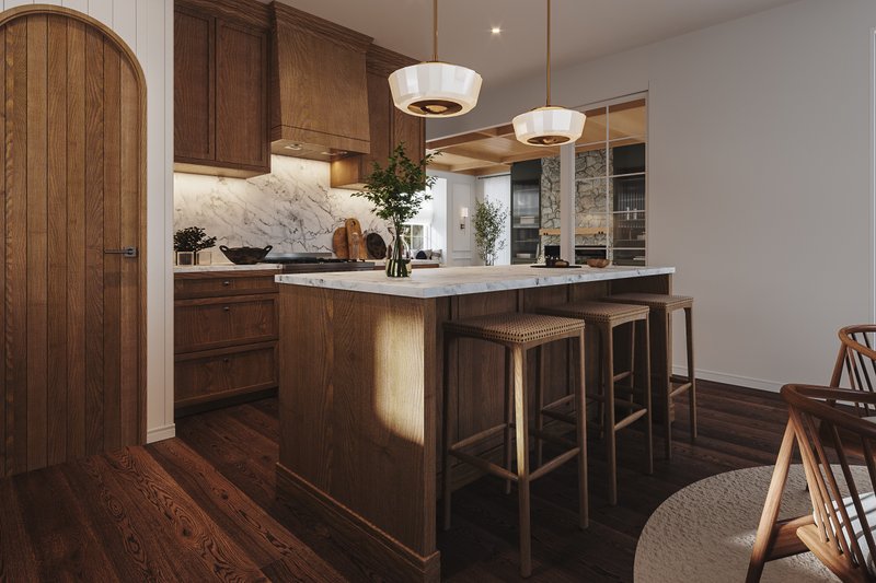 Home Plan - Interior - Kitchen 1 for Classical House Plan #23-2813 - 4 bed, 3.5 bath