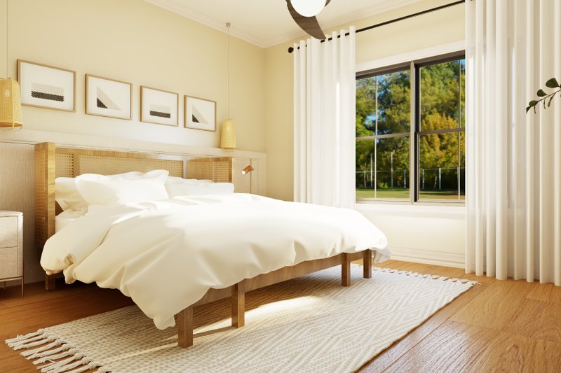 House Plan Design - Interior - Master Bedroom for Ranch House Plan #1064-337 - 2 bed, 2 bath