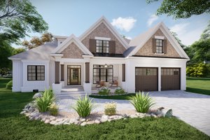 Craftsman Exterior - Front Elevation Plan #1094-23