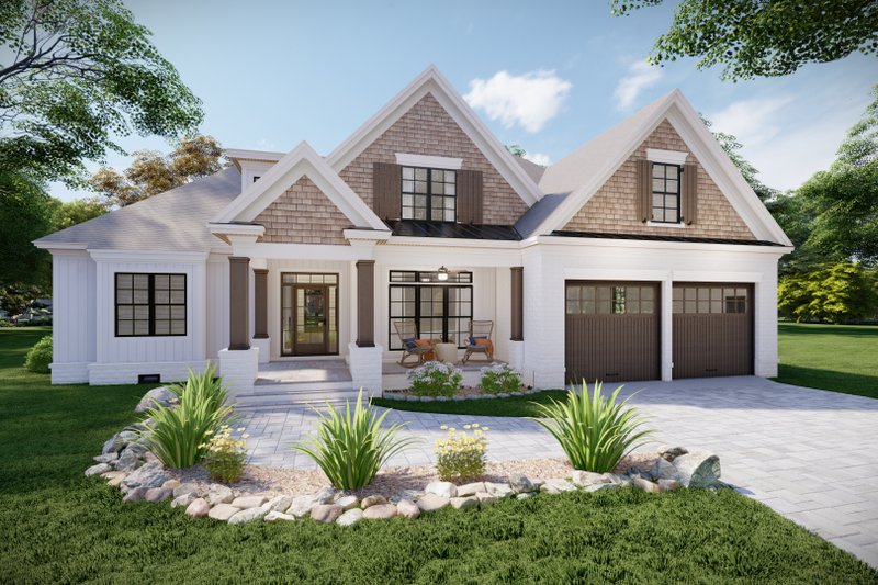 Craftsman Style House Plan - 3 Beds 3.5 Baths 3256 Sq/Ft Plan #1094-23