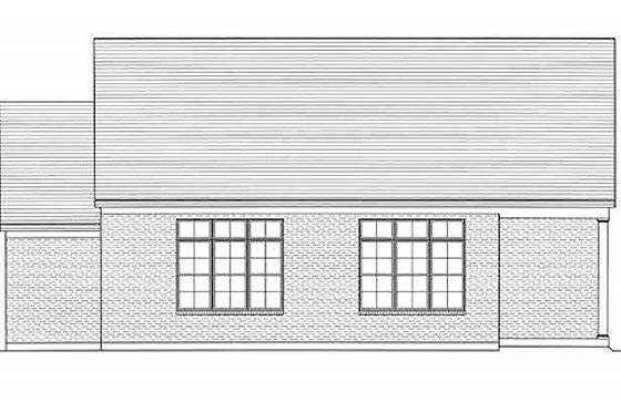 Exterior - Rear Elevation for Farmhouse House Plan #46-489 - 3 bed, 2.5 bath