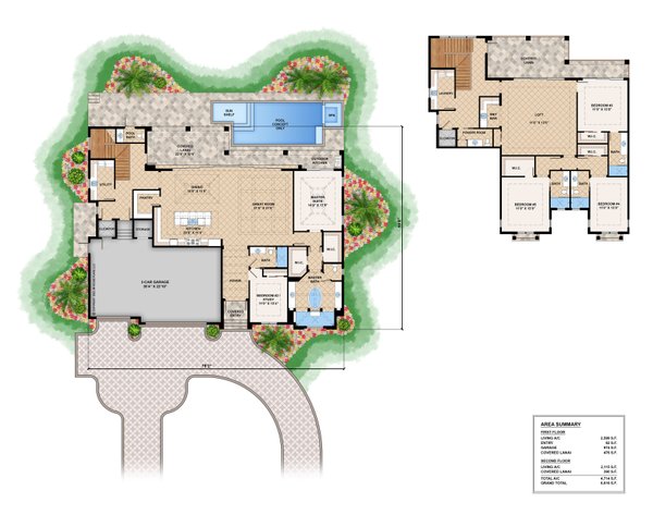 Beach Floor Plan - Other Floor Plan #1083-11