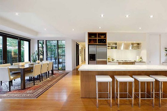 Interior - Dining Room for Modern House Plan #496-1 - 5 bed, 2.5 bath