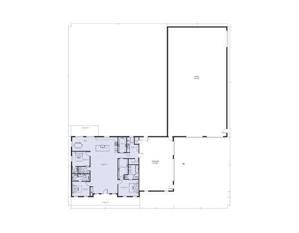 Barndominium Floor Plan - Other Floor Plan #1107-11