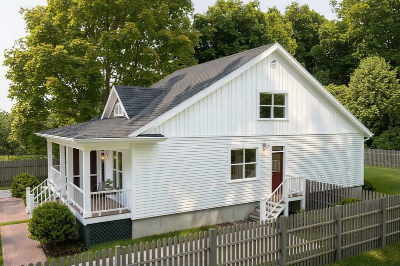 Home Plan - Exterior - Other Elevation for Farmhouse House Plan #79-241 - 2 bed, 2 bath