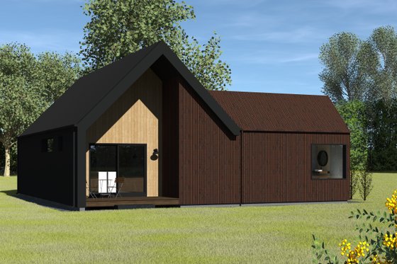 Exterior - Other Elevation for Modern House Plan #933-20 - 2 bed, 2 bath