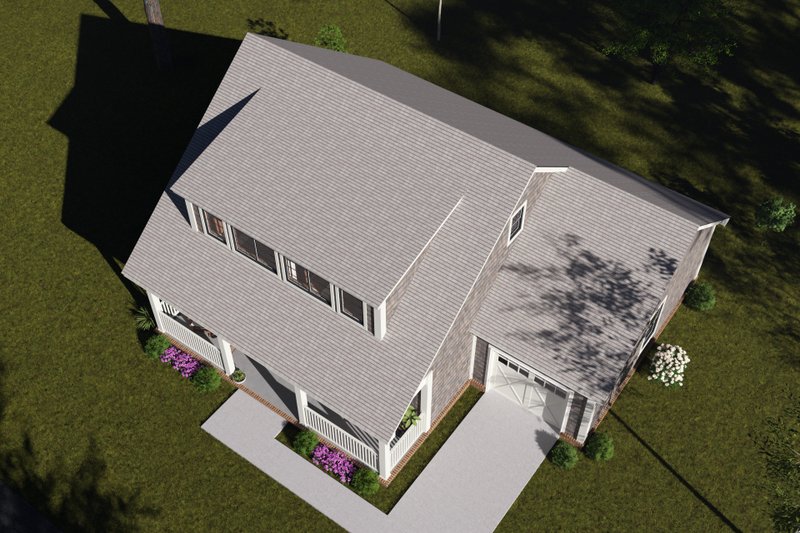 Architectural House Design - Exterior - Other Elevation 3 for Cottage House Plan #513-2397 - 3 bed, 2.5 bath