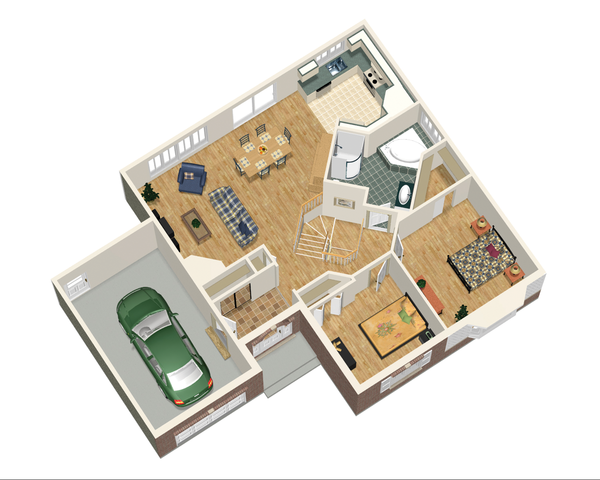Traditional Floor Plan - Main Floor Plan #25-4824
