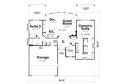 Craftsman Style House Plan - 2 Beds 2 Baths 1436 Sq/Ft Plan #20-2066 