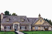 Colonial Style House Plan - 3 Beds 2.5 Baths 2257 Sq/Ft Plan #310-693 