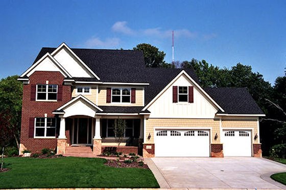 Country Exterior - Front Elevation Plan #51-217