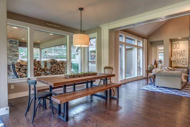 Architectural House Design - Interior - Dining Room 2 for Craftsman House Plan #48-1133 - 4 bed, 2.5 bath