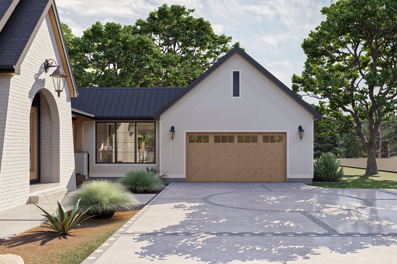 Architectural House Design - Exterior - Other Elevation 3 for Cottage House Plan #455-811 - 1 bed, 1.5 bath