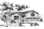 Traditional Style House Plan - 3 Beds 0 Baths 1616 Sq/Ft Plan #60-301 
