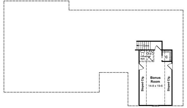 Farmhouse Floor Plan - Other Floor Plan #21-155