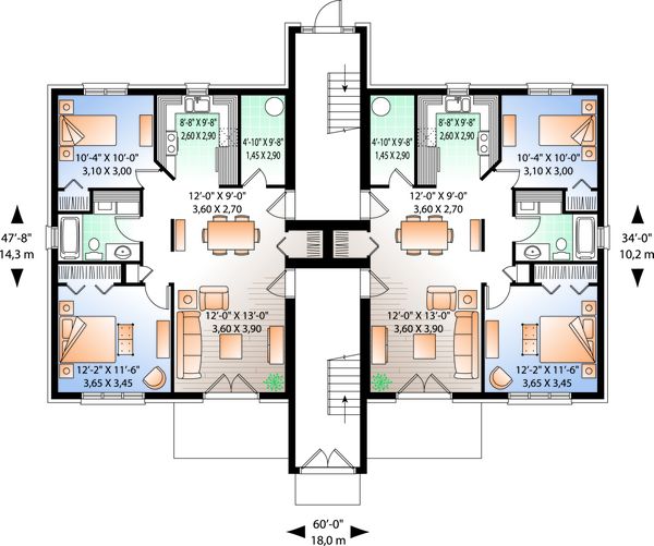 House Plan Design - Traditional Floor Plan - Main Floor Plan #23-777