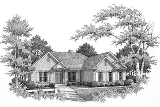 Exterior - Other Elevation for Traditional House Plan #22-131 - 3 bed, 2.5 bath