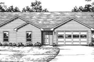 Ranch Exterior - Front Elevation Plan #30-135