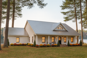 Farmhouse Exterior - Front Elevation Plan #44-286