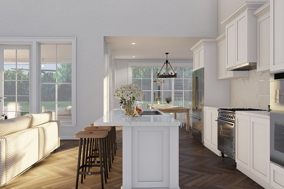 Interior - Kitchen 3 for Craftsman House Plan #923-308 - 5 bed, 3 bath