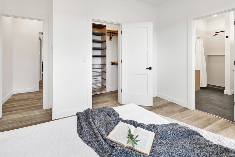 Architectural House Design - Interior - Bedroom 2 for Contemporary House Plan #1070-233 - 2 bed, 2 bath