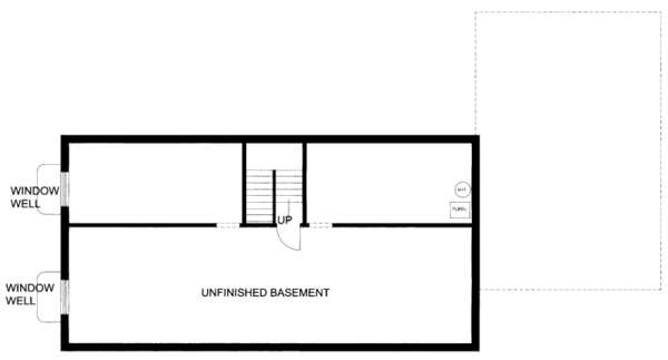 Cabin Floor Plan - Lower Floor Plan #117-789