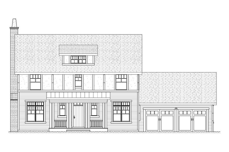 House Plan Design - Exterior - Front Elevation 5 for Craftsman House Plan #901-28 - 3 bed, 2.5 bath