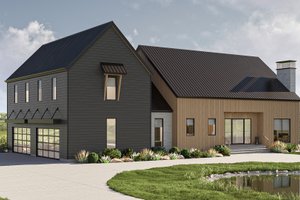 Modern Exterior - Other Elevation Plan #455-351