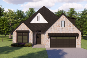 House Blueprint - Traditional Exterior - Front Elevation Plan #1119-3