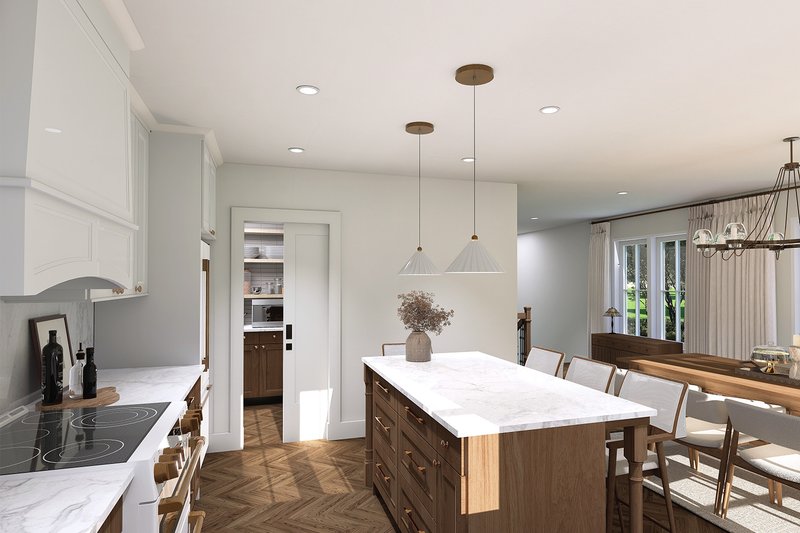 Dream House Plan - Interior - Kitchen 1 for Traditional House Plan #23-2496 - 6 bed, 3 bath