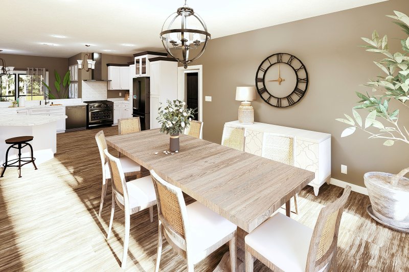 Dream House Plan - Interior - Dining Room 1 for Farmhouse House Plan #44-287 - 3 bed, 2 bath