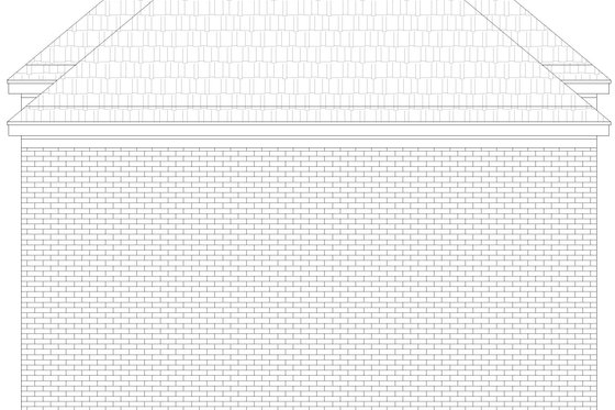 Exterior - Other Elevation for Colonial House Plan #932-1152 - 1 bed, 1 bath