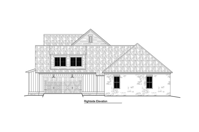Dream House Plan - Exterior - Other Elevation 1 for Farmhouse House Plan #1081-16 - 3 bed, 3 bath