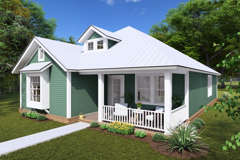 Dream House Plan - Exterior - Other Elevation for Craftsman House Plan #20-1887 - 3 bed, 2 bath